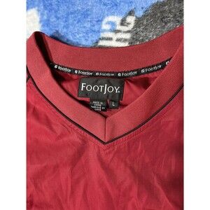 FootJoy FJ Golf Windbreaker Black Trim Pullover L